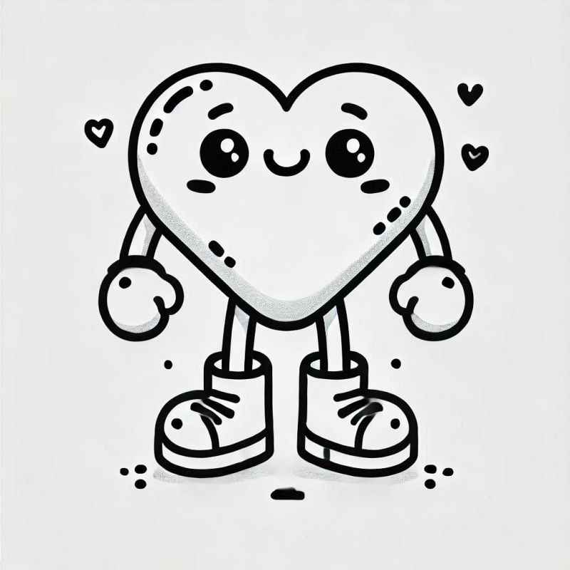 Herz Ausmalbilder 747