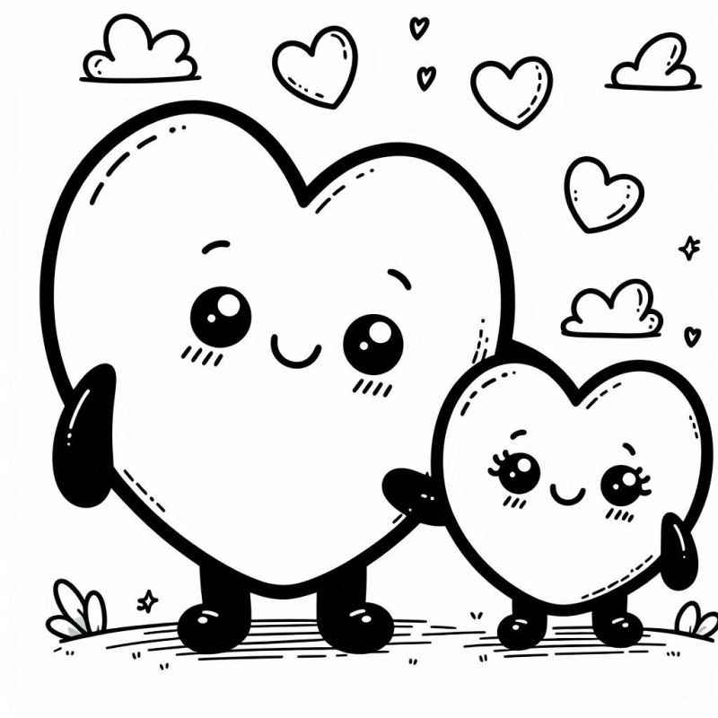 Herz Ausmalbilder 799