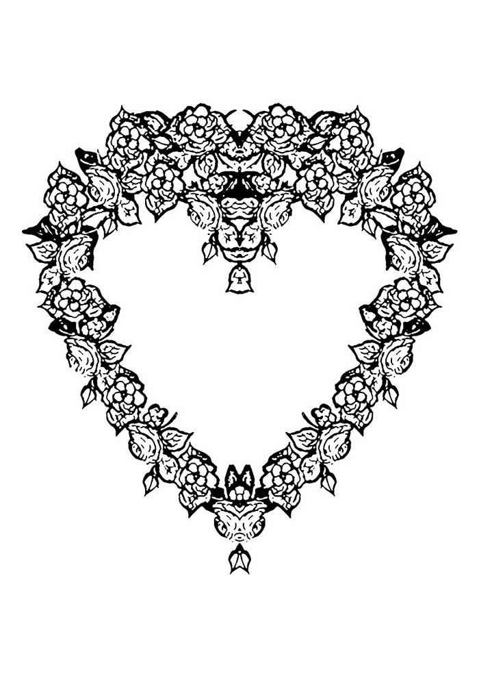 Herz Ausmalbilder 840