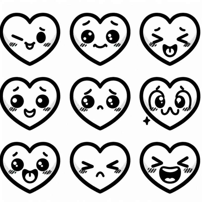 Herz Ausmalbilder 868