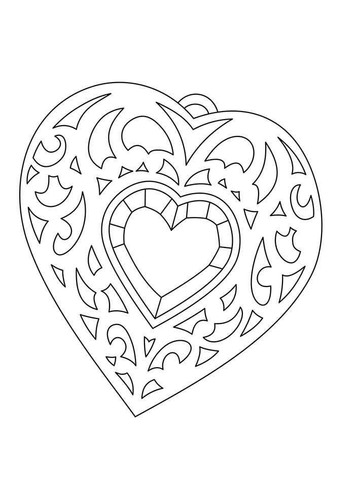 Herz Ausmalbilder 905