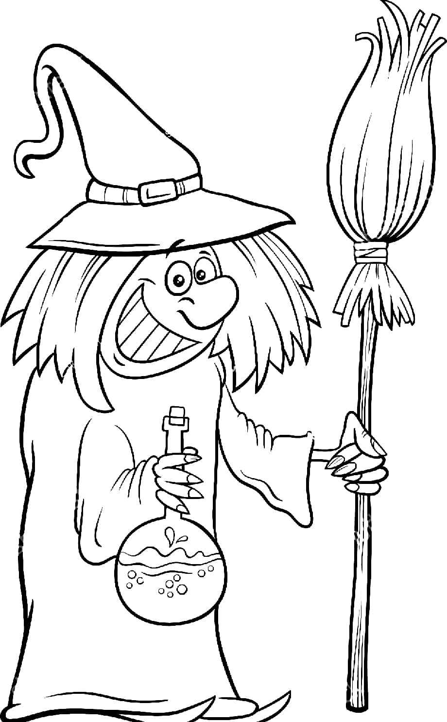 Hexen Ausmalbilder 037