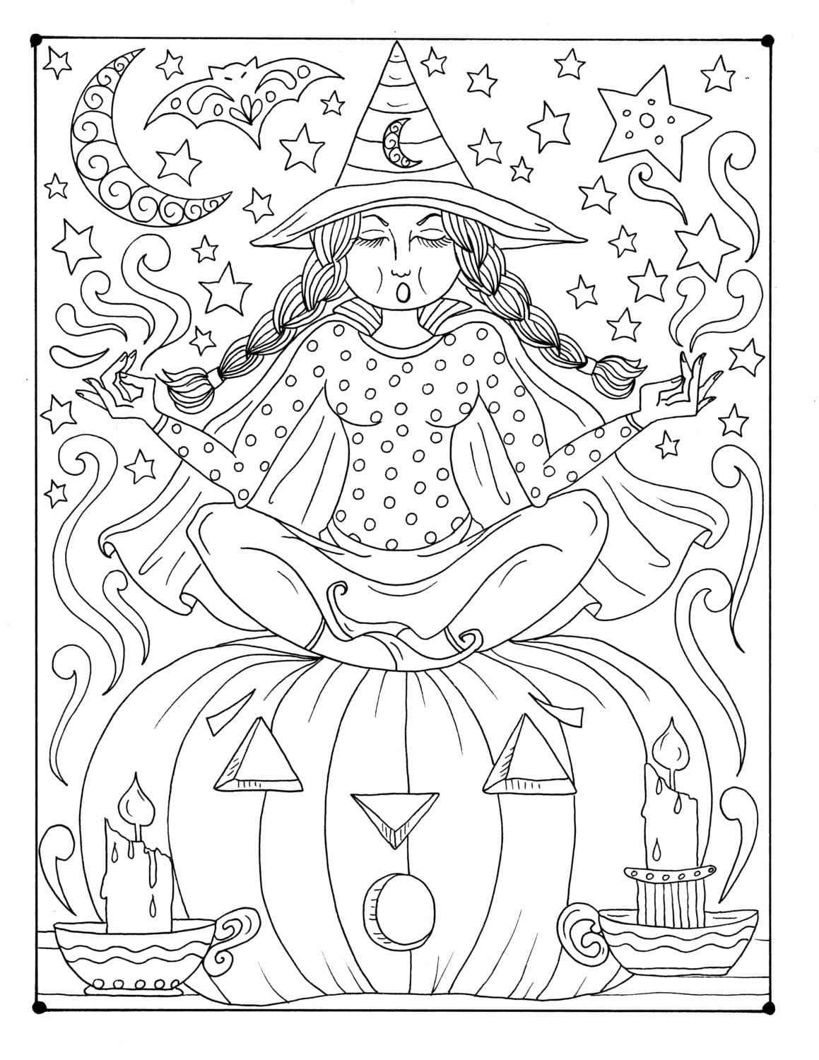 Hexen Ausmalbilder 169