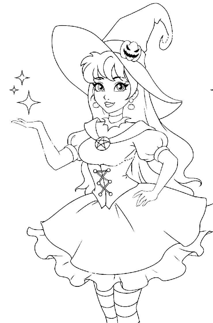 Hexen Ausmalbilder 398