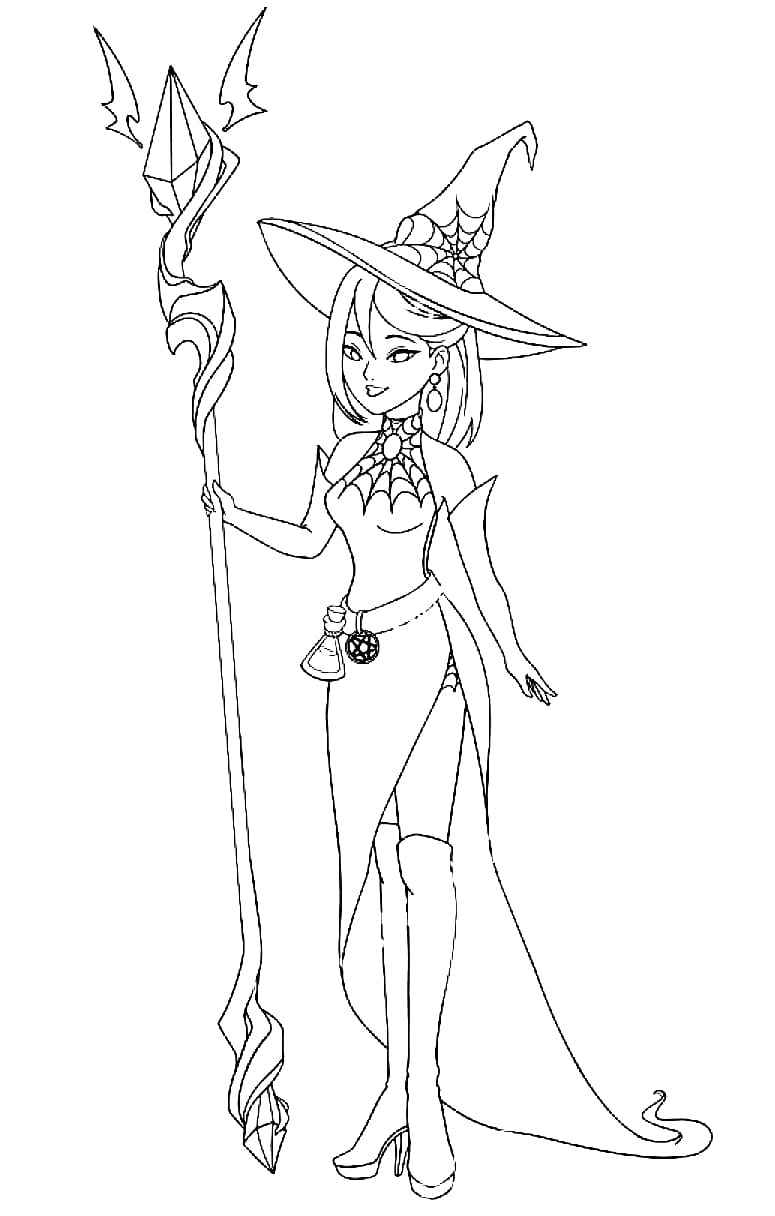 Hexen Ausmalbilder 488