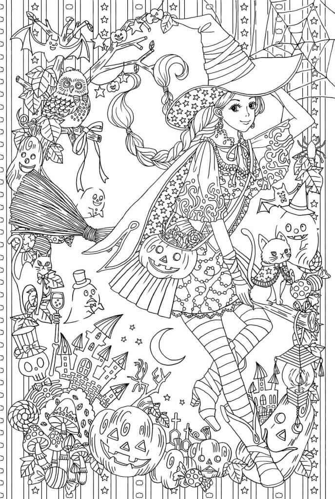 Hexen Ausmalbilder 611