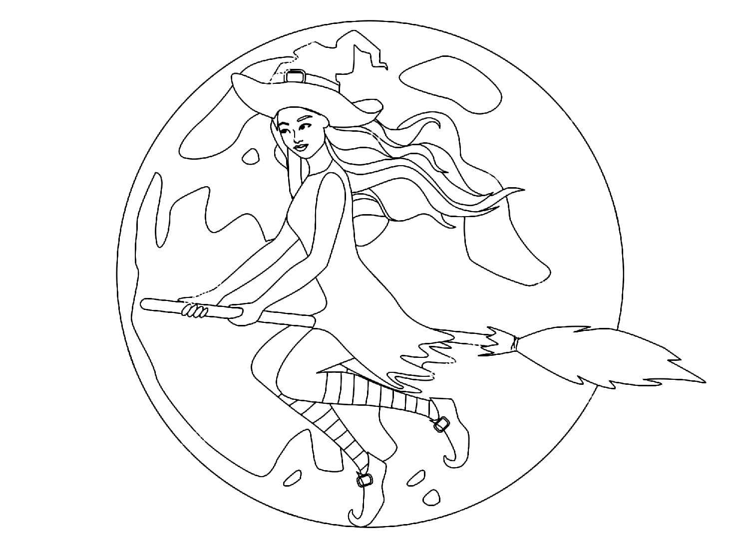 Hexen Ausmalbilder 672