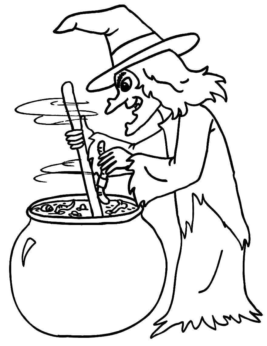 Hexen Ausmalbilder 675