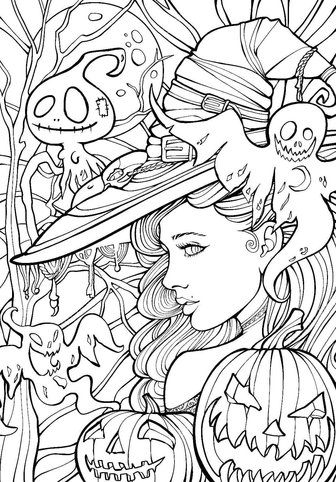 Hexen Ausmalbilder 745