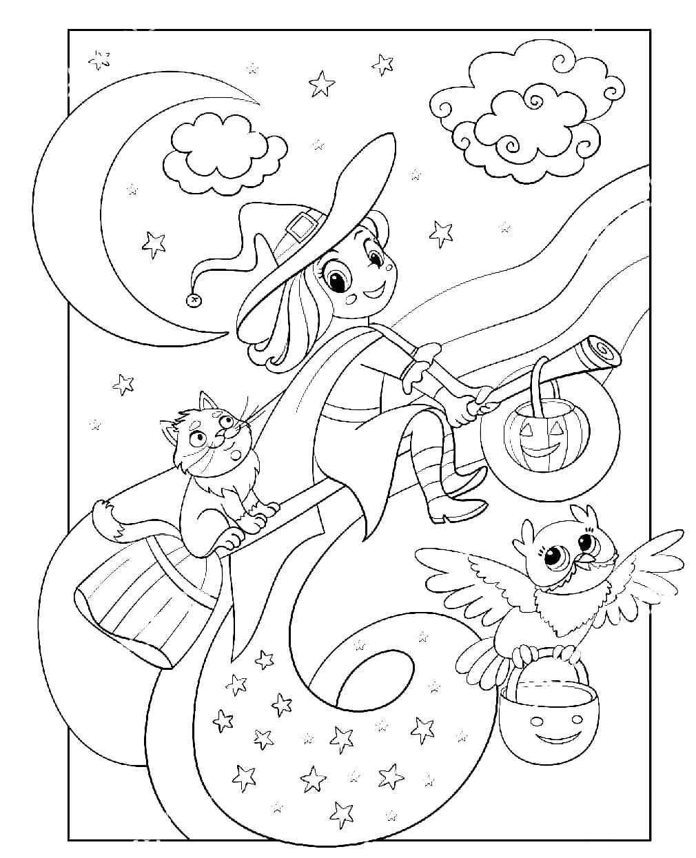 Hexen Ausmalbilder 763