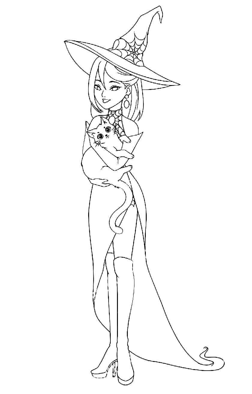 Hexen Ausmalbilder 808