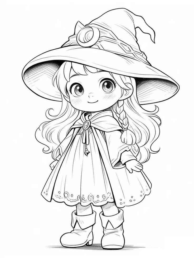 Hexen Ausmalbilder 833