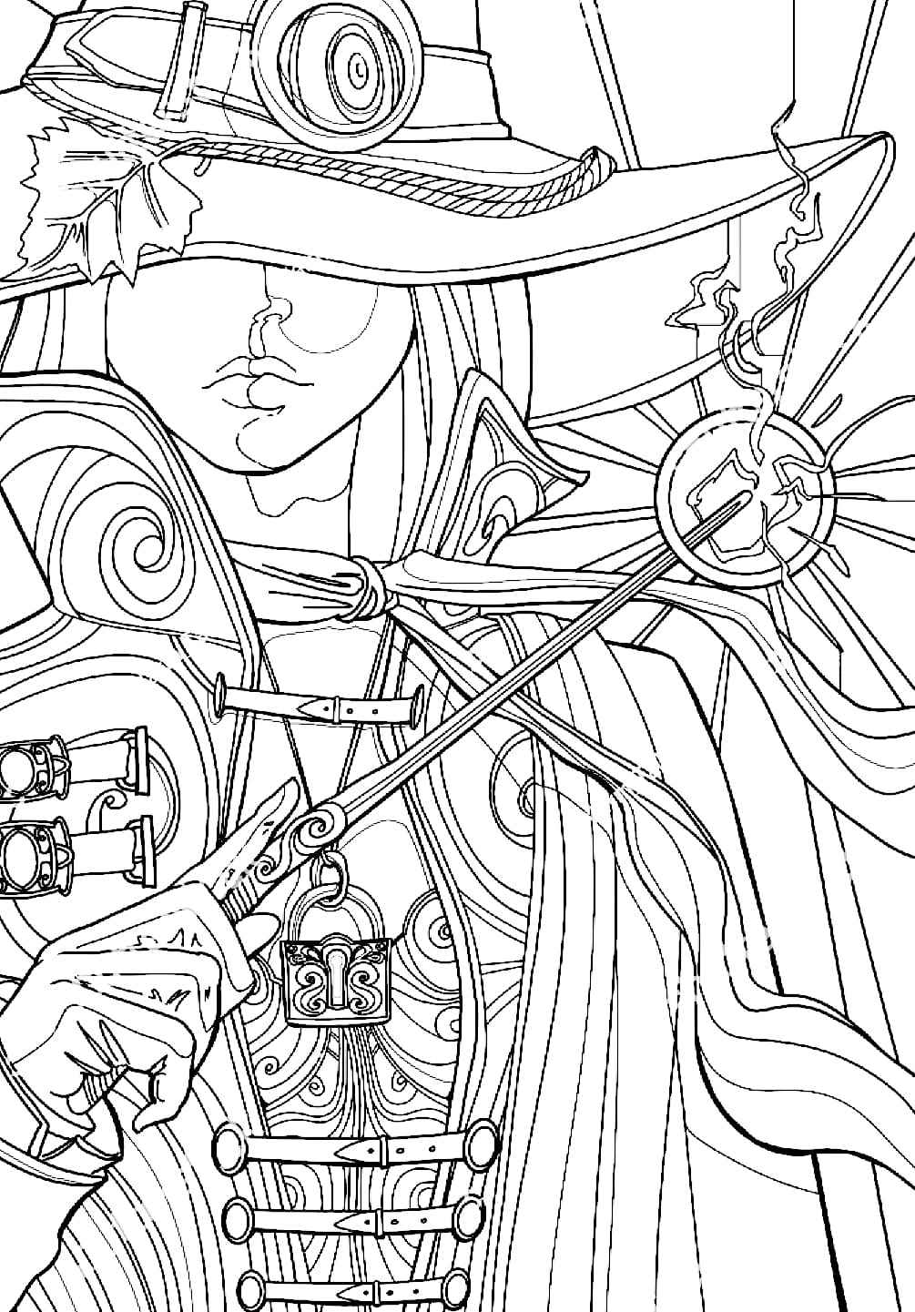 Hexen Ausmalbilder 883