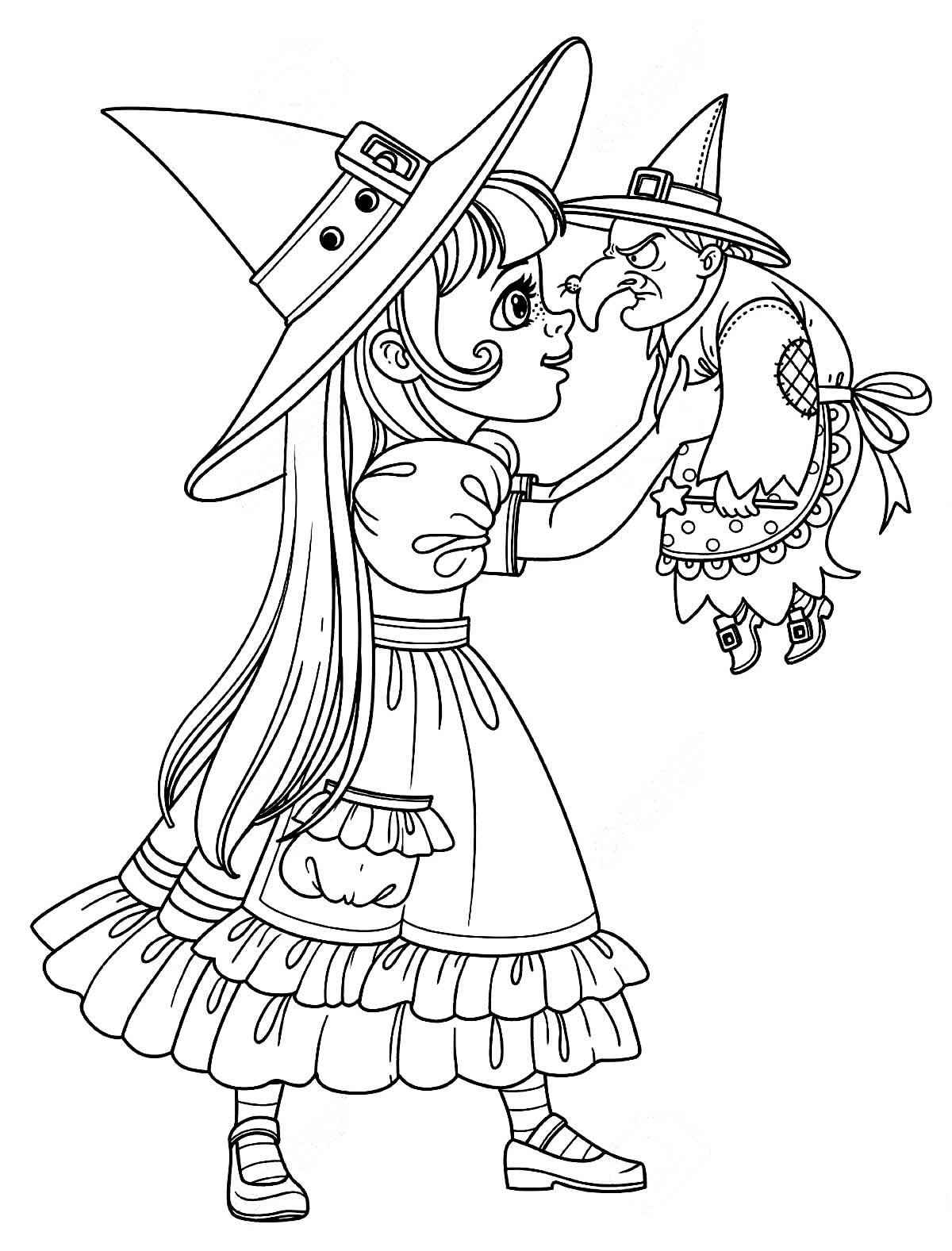 Hexen Ausmalbilder 914