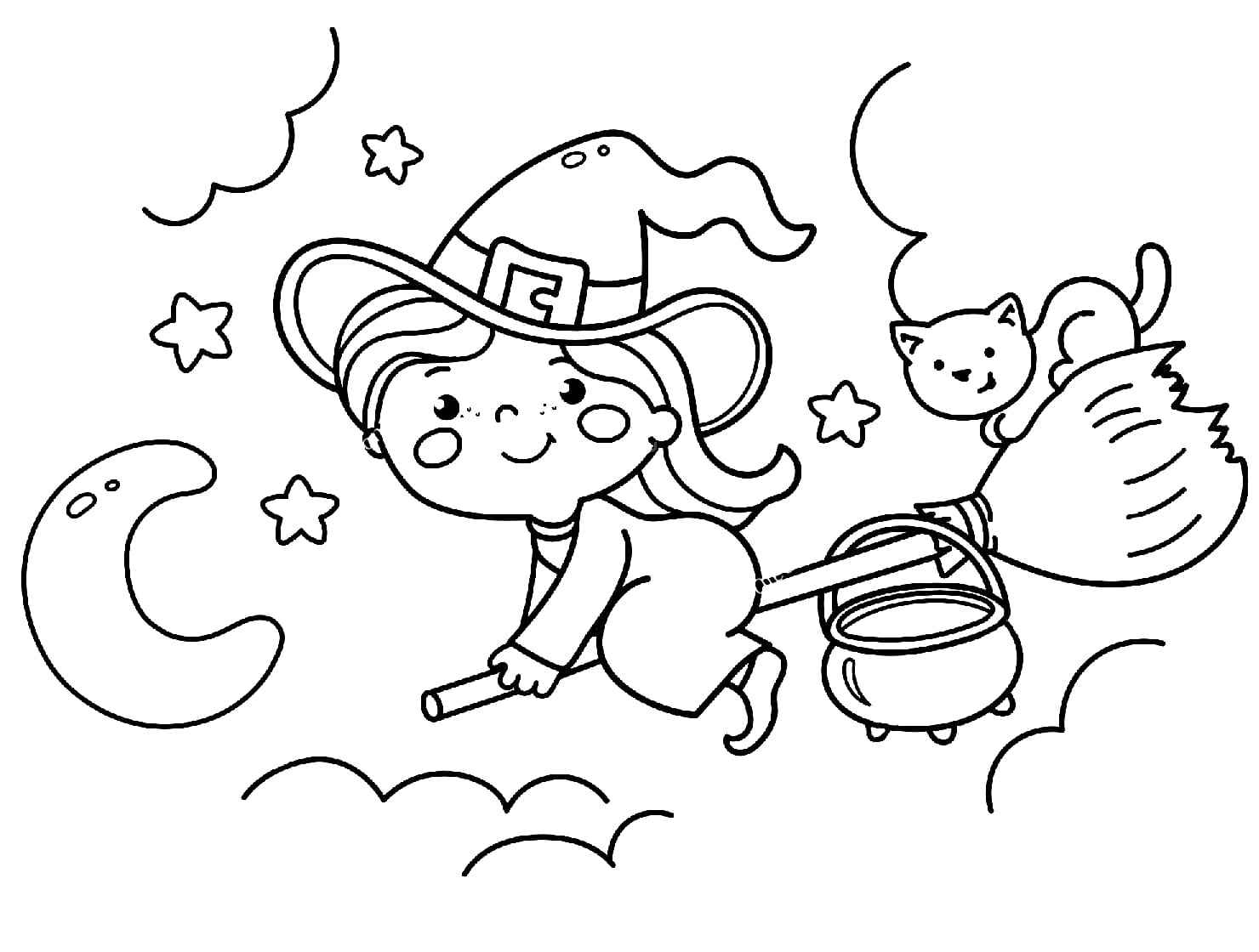 Hexen Ausmalbilder 925