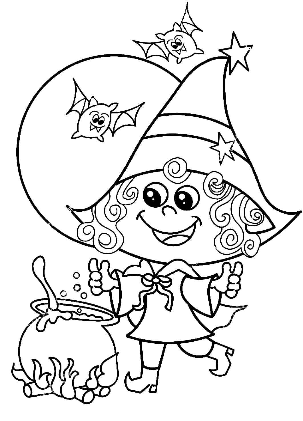 Hexen Ausmalbilder 954