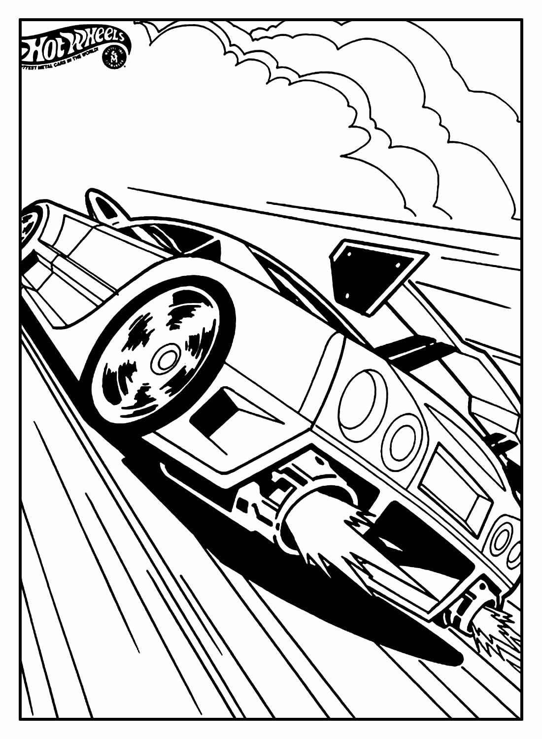 Hot Wheels Ausmalbilder 002