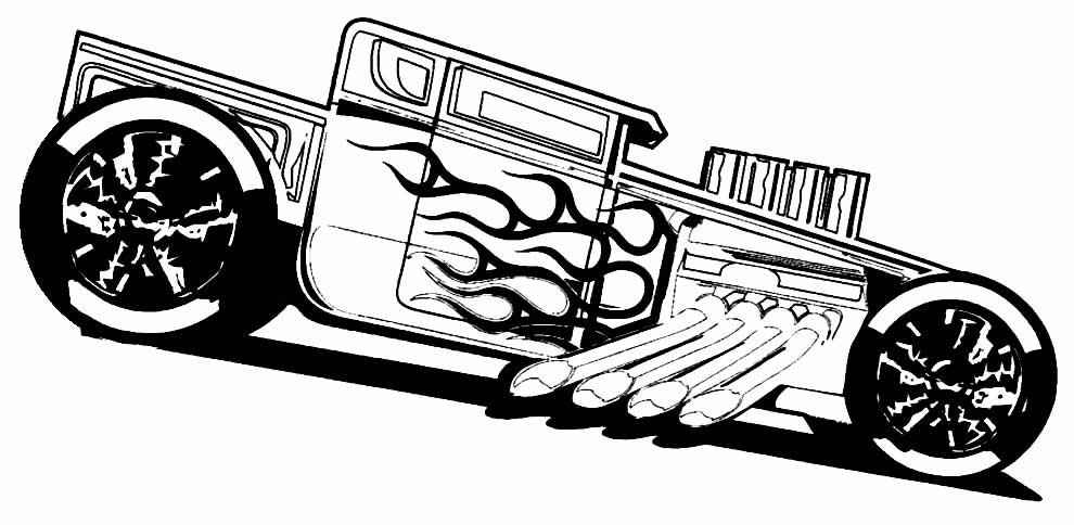 Hot Wheels Ausmalbilder 077