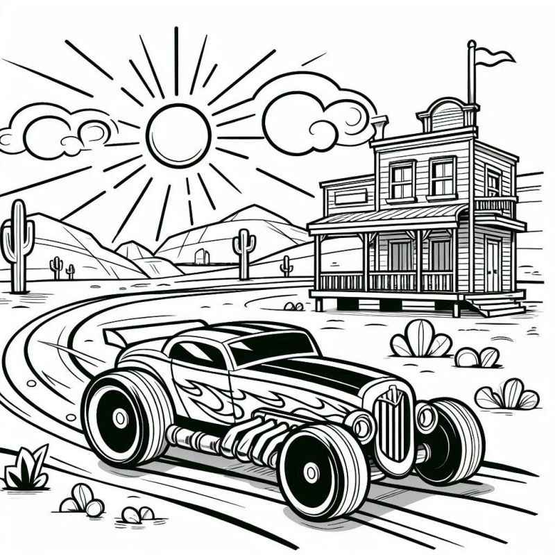 Hot Wheels Ausmalbilder 180
