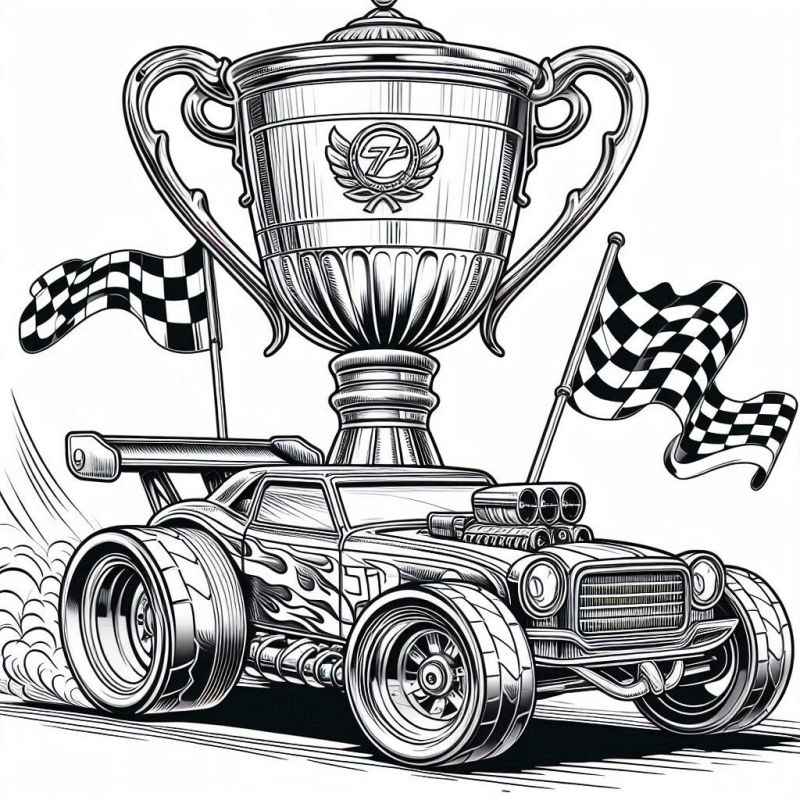 Hot Wheels Ausmalbilder 301