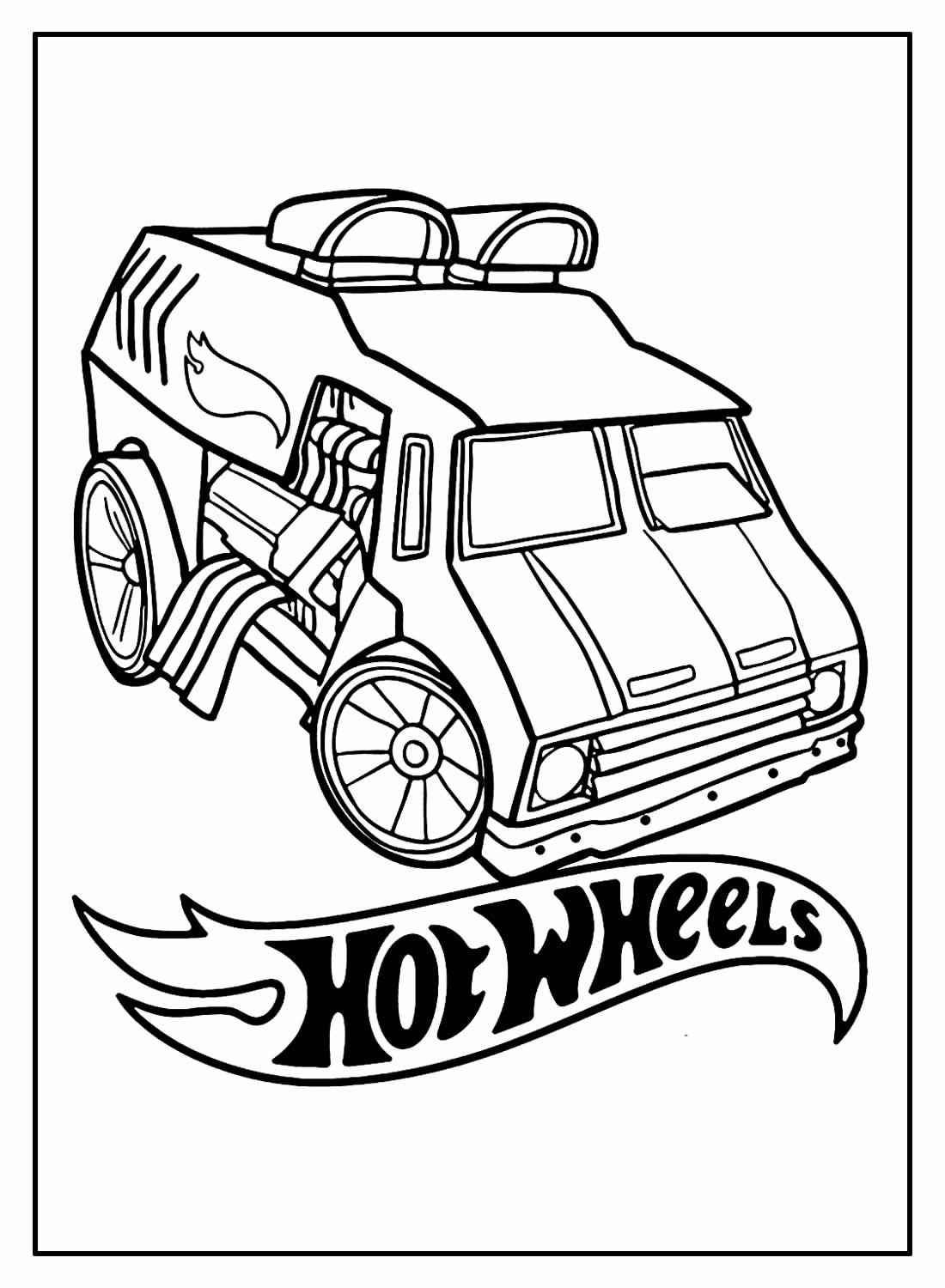 Hot Wheels Ausmalbilder 340