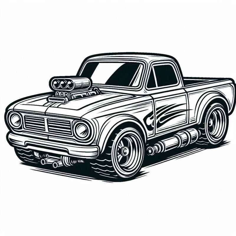 Hot Wheels Ausmalbilder 392