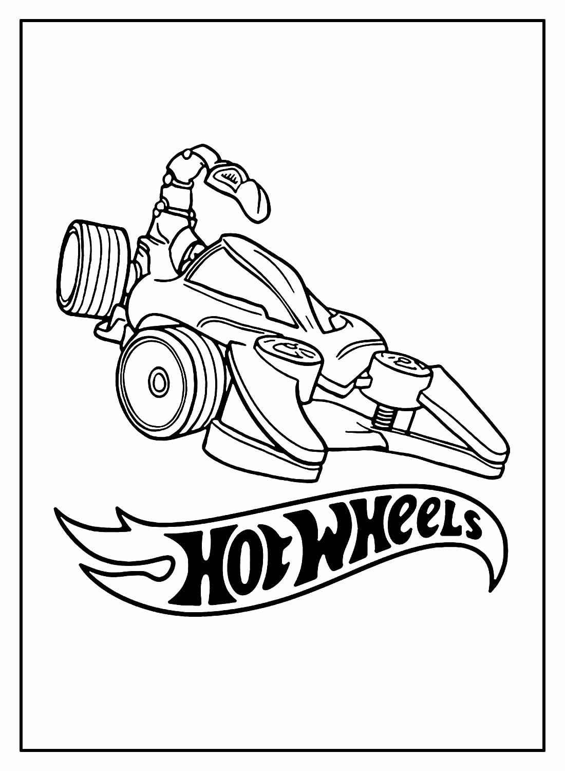 Hot Wheels Ausmalbilder 497