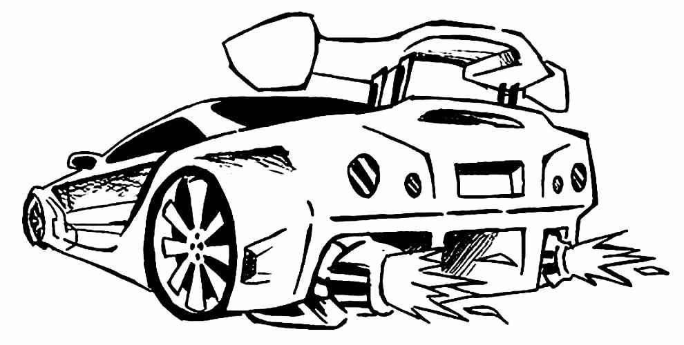 Hot Wheels Ausmalbilder 650