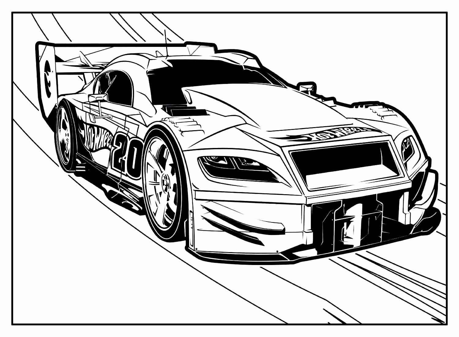 Hot Wheels Ausmalbilder 662