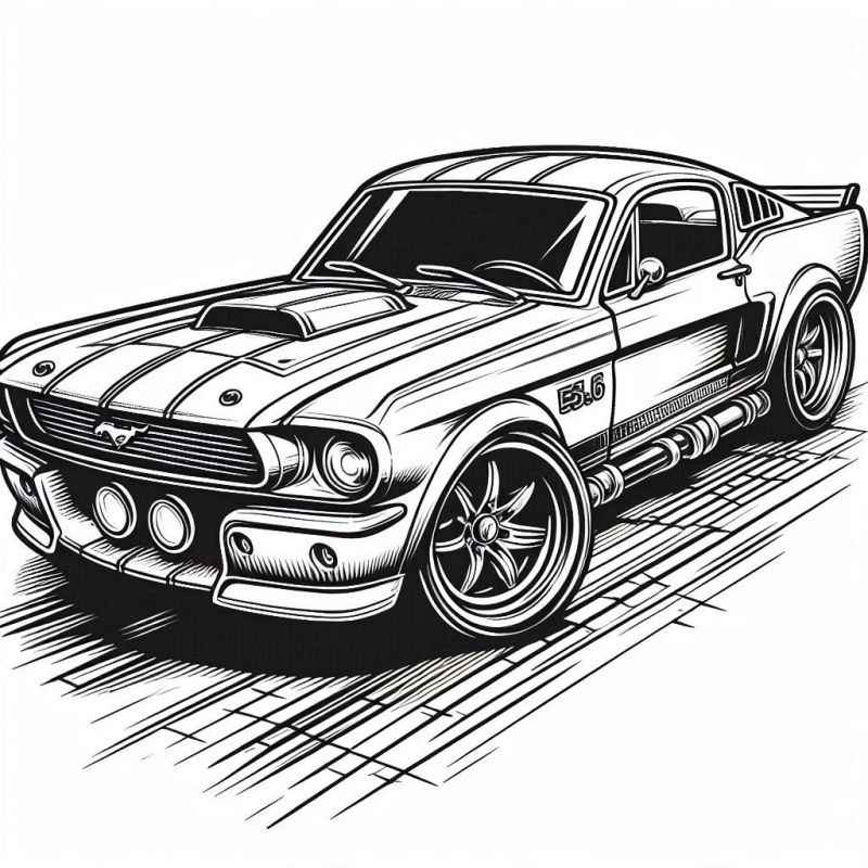 Hot Wheels Ausmalbilder 771