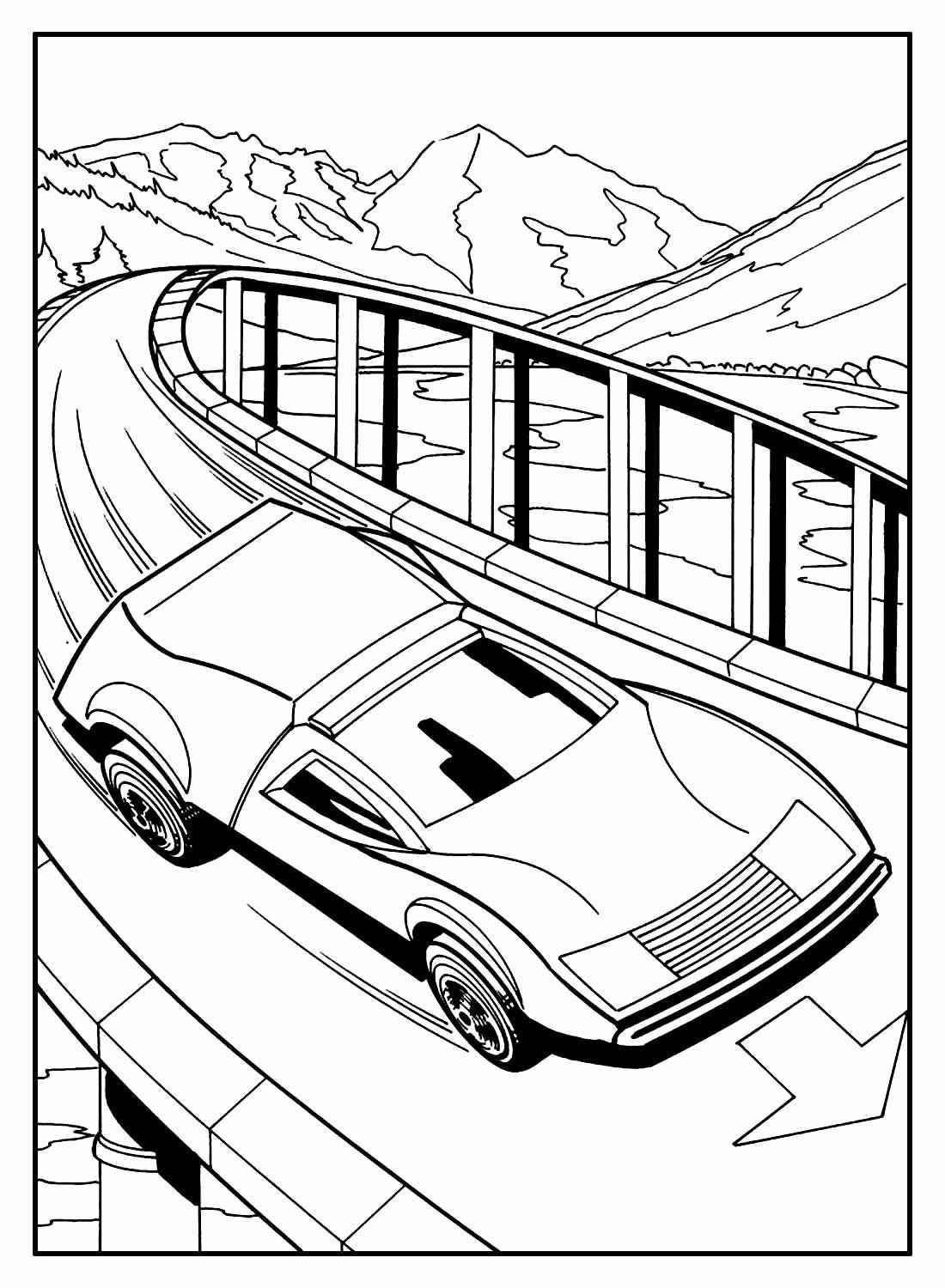 Hot Wheels Ausmalbilder 807