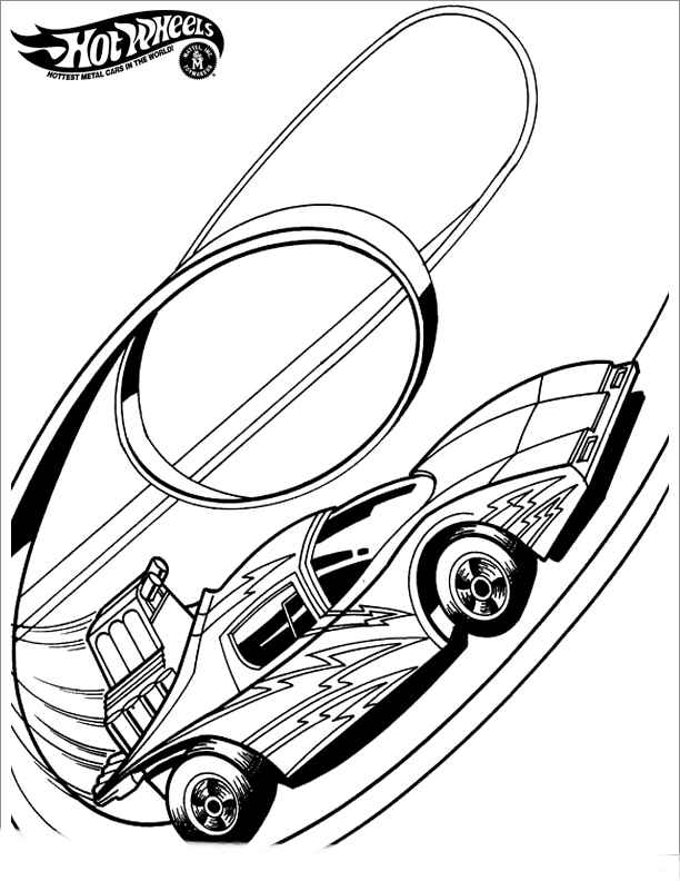 Hot Wheels Ausmalbilder 856