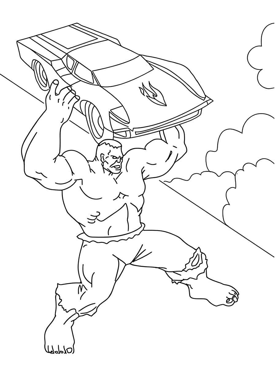 Hulk Ausmalbilder 740