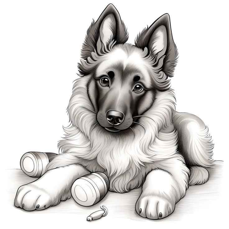 Hunde Ausmalbilder 094