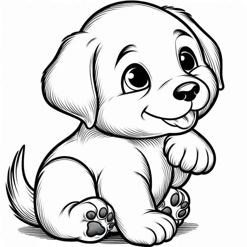 Hunde Ausmalbilder 141