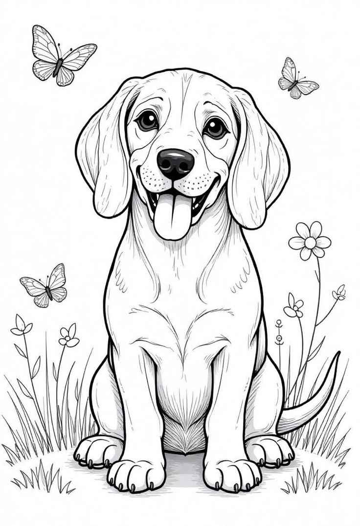 Hunde Ausmalbilder 185