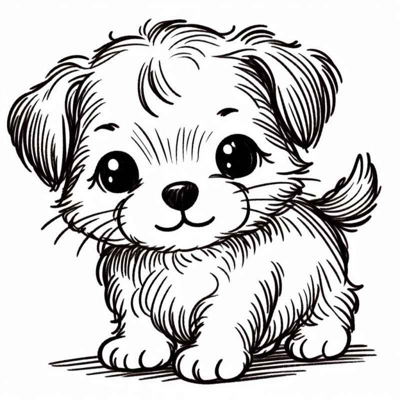 Hunde Ausmalbilder 527