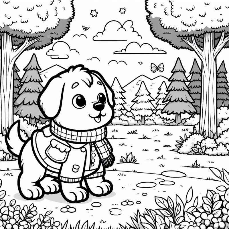 Hunde Ausmalbilder 541