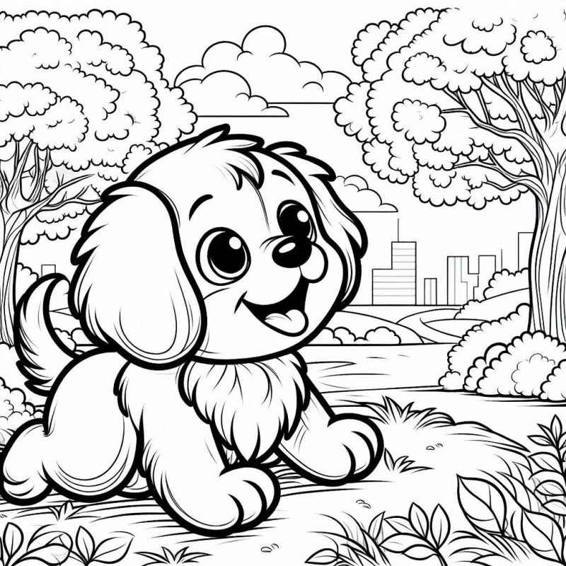 Hunde Ausmalbilder 642