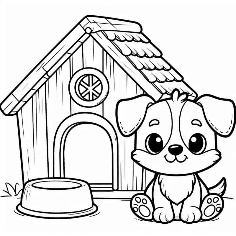 Hunde Ausmalbilder 663