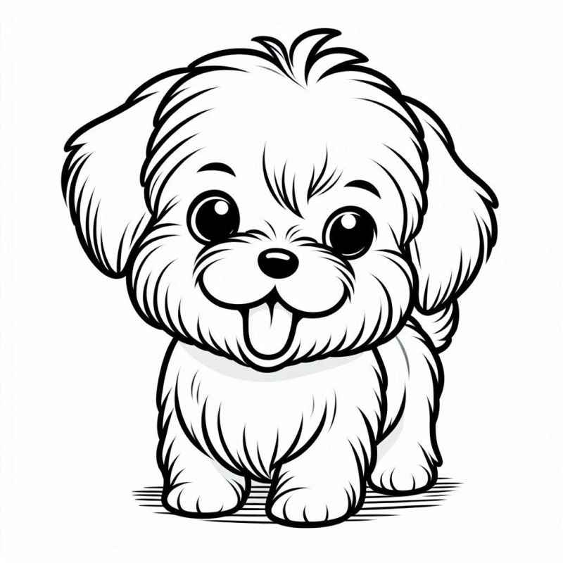 Hunde Ausmalbilder 741