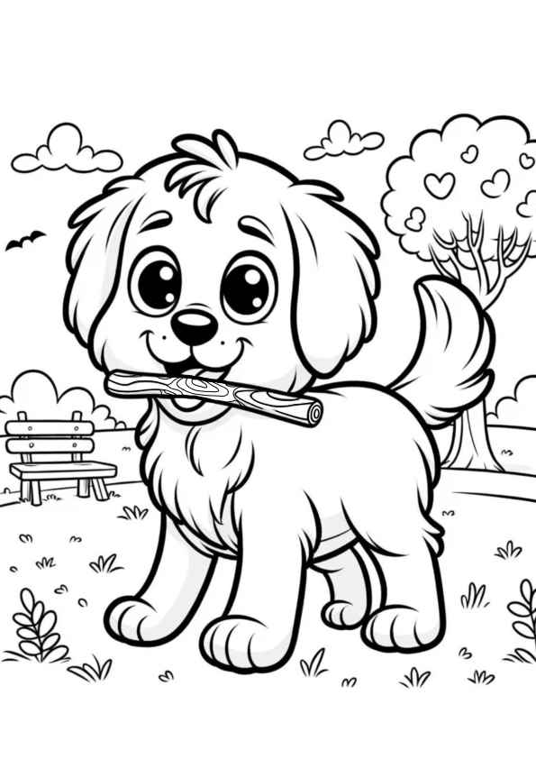 Hunde Ausmalbilder 790