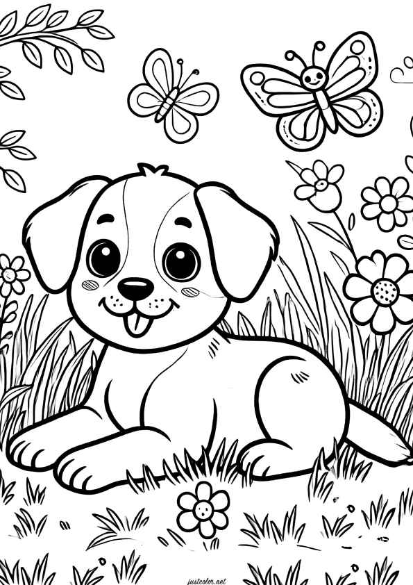 Hunde Ausmalbilder 794