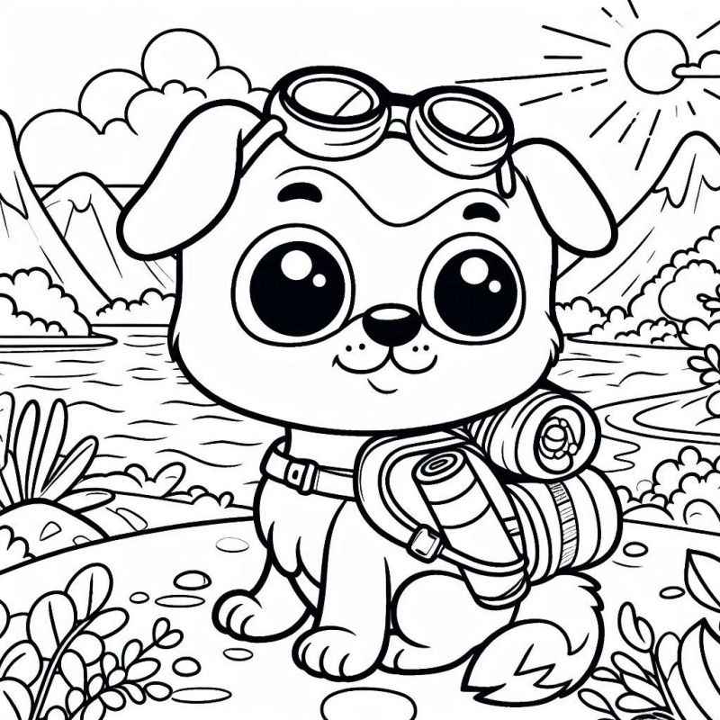 Hunde Ausmalbilder 852