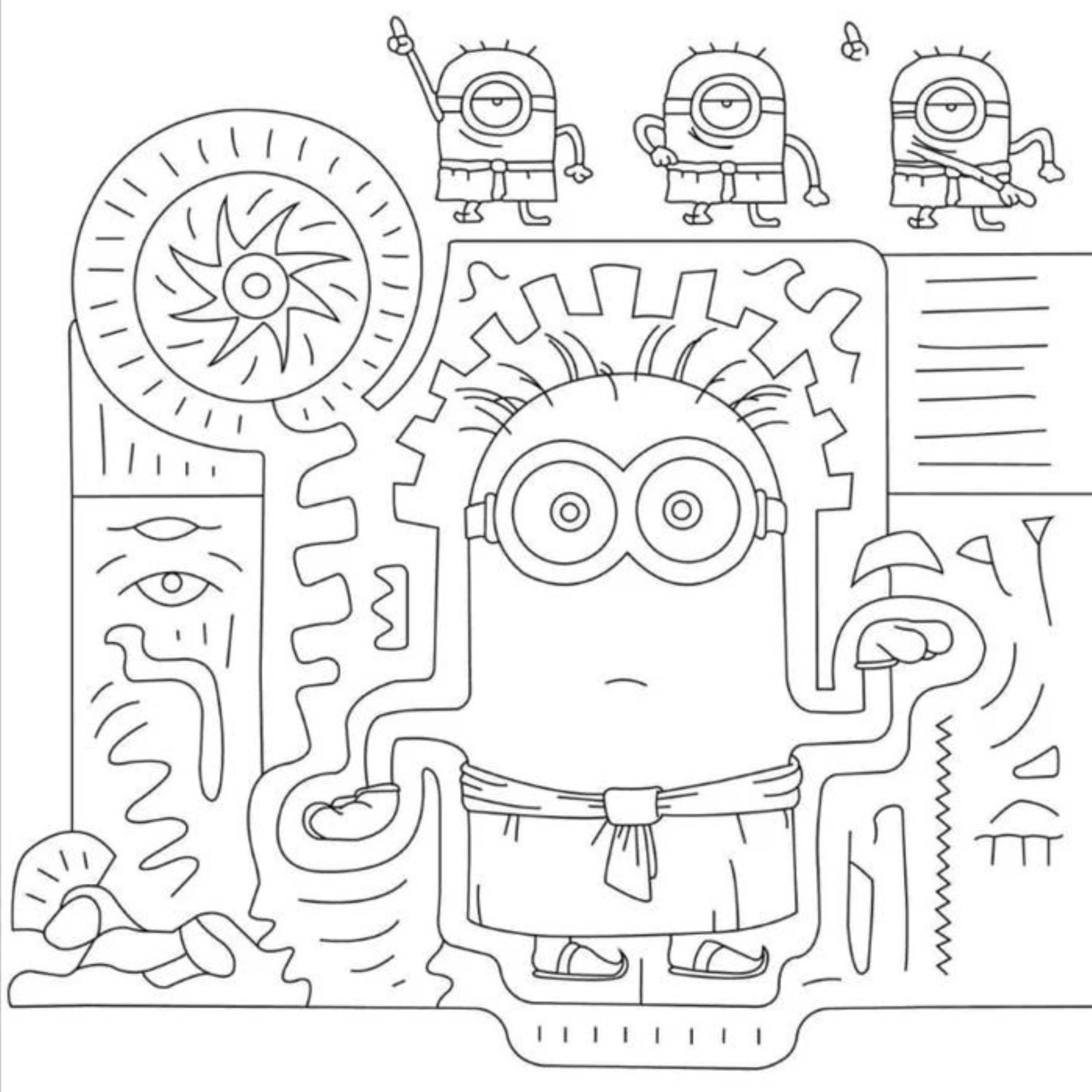 Ich - Einfach unverbesserlich Ausmalbilder 584