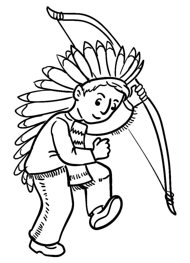 Indigen Ausmalbilder 034