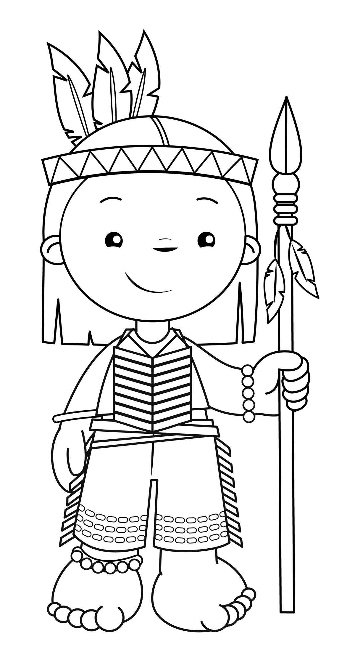 Indigen Ausmalbilder 121