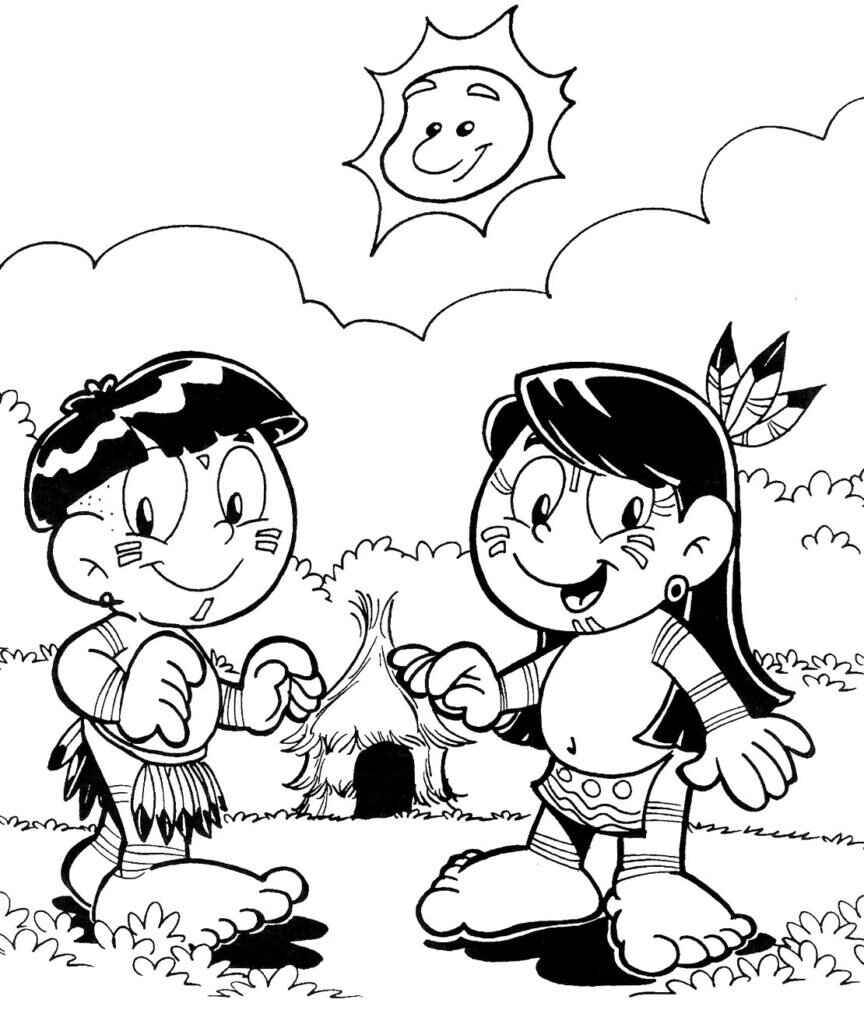 Indigen Ausmalbilder 310