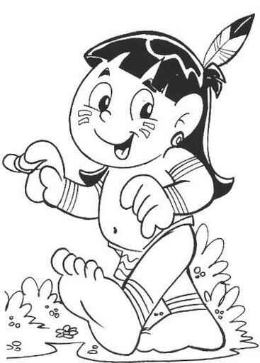 Indigen Ausmalbilder 437