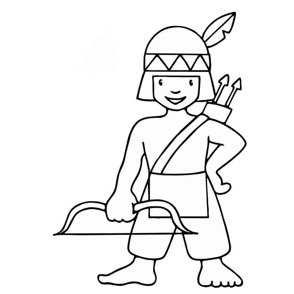 Indigen Ausmalbilder 810